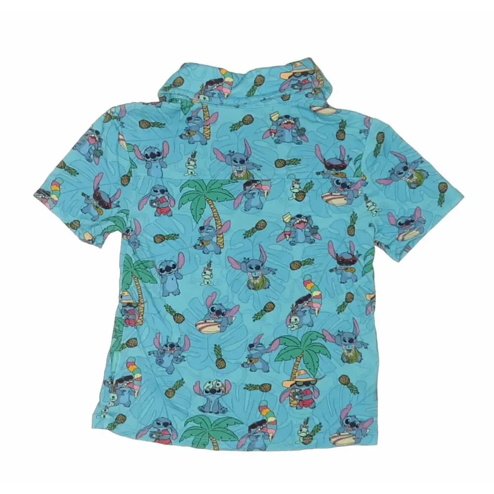 Posh Peanut Disney Stitch Bamboo Polo Shirt Size 2T